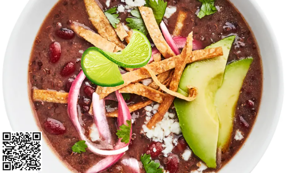 Red Bean and Quinoa Tortilla Soup Foody Body bioinformatics